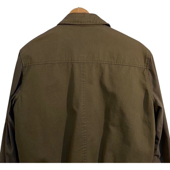 BLANKNYC Army Green Men’s Cotton Utility Jacket w/ Zip, Pockets, Collar Sz. S - Picture 6 of 10